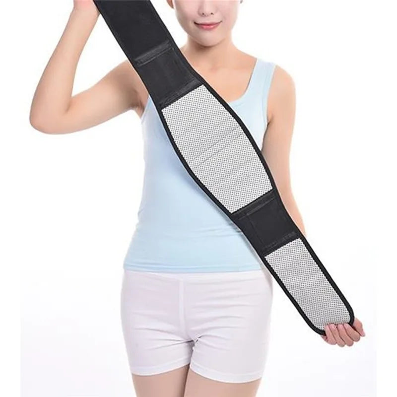 Adjustable Waist Tourmaline Self heating Magnetic Therapy Back Waist Support Belt Lumbar Brace Massage Band Health Care