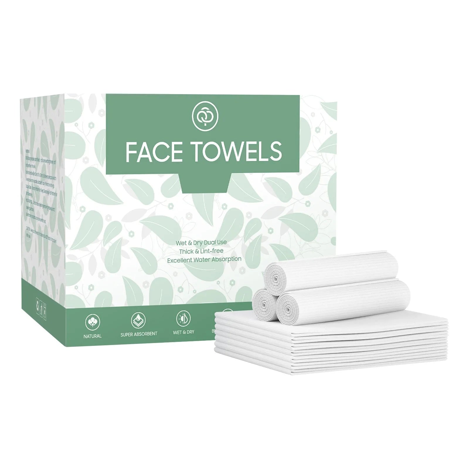 Face Towels Disposable Face Towelette Biodegradable Makeup Remover Dry Wipes 50 Better And Gardens Towels Cotton Towels Bath