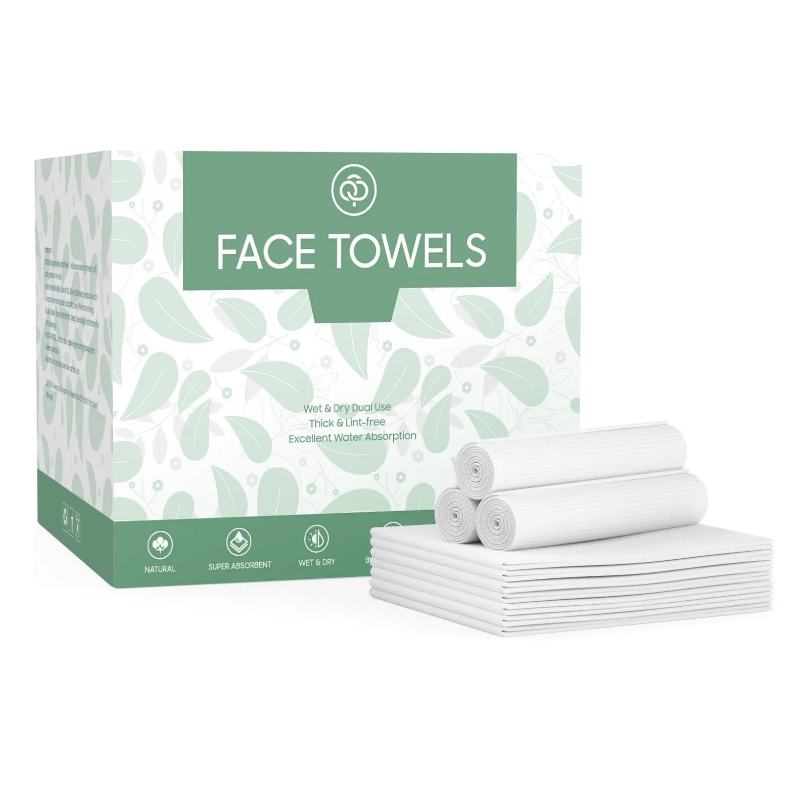 Face Towels Disposable Face Towelette Biodegradable Makeup Remover Dry Wipes 50 Better And Gardens Towels Cotton Towels Bath